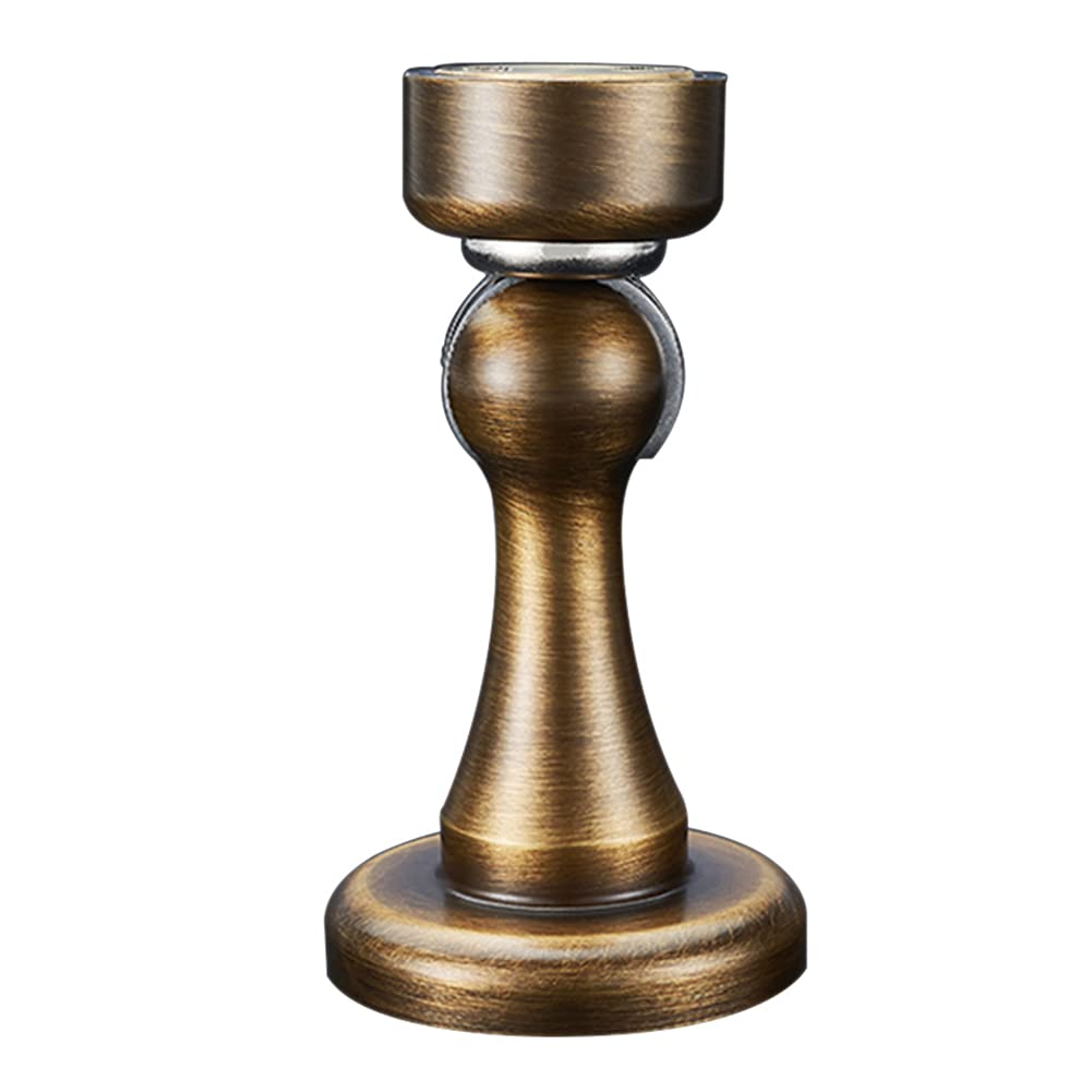 Butée de porte magnétique en cuivre pur doré et bronze 105 mm