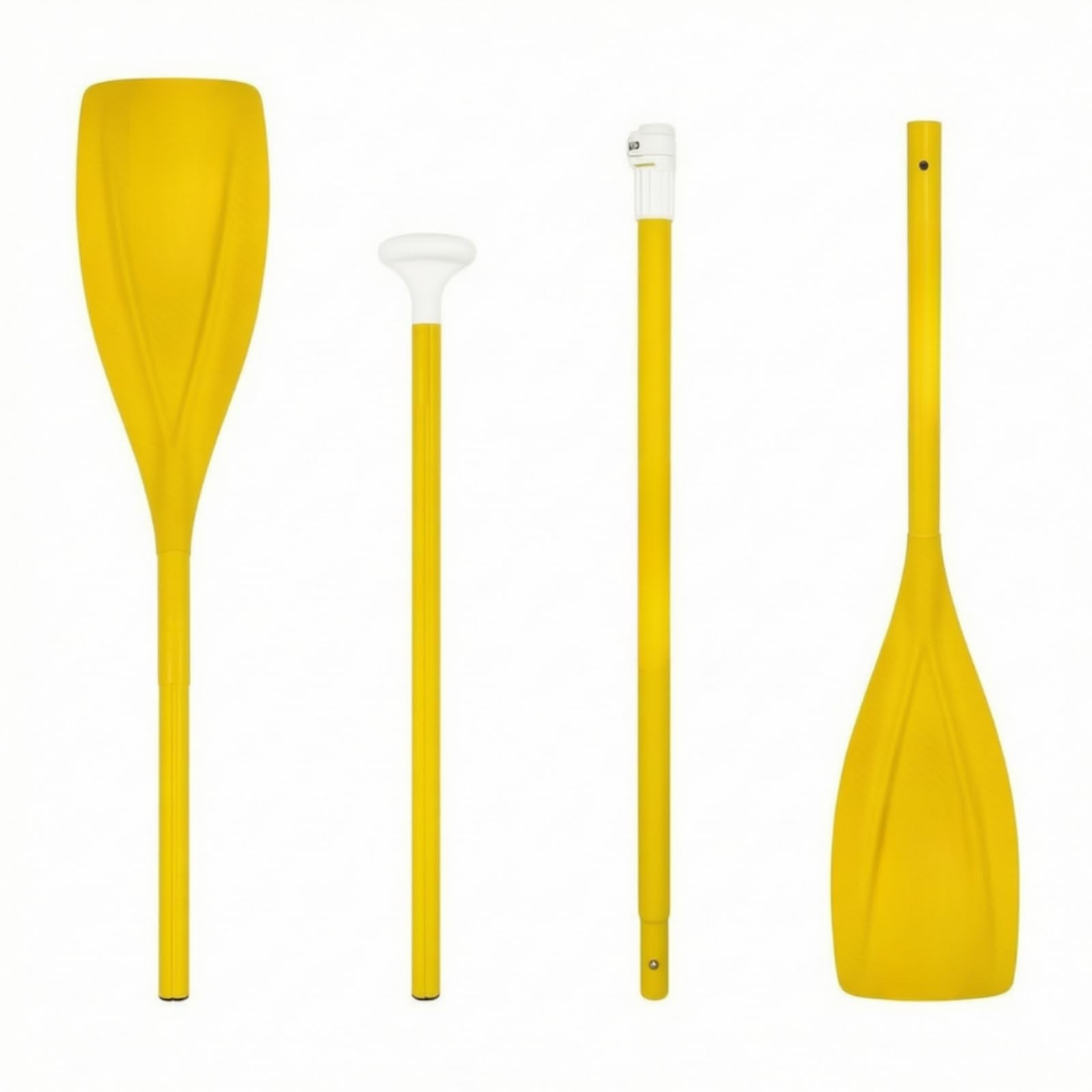 Pagaia Convertibile Scomponibile Staccabile, Durevole, Attrezzatura, per Kayak, Kayakisti, Giallo