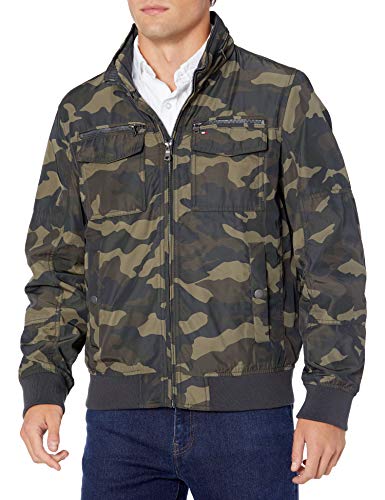 Tommy Hilfiger mens Water Resistant Performance Bomber Jacket (Standard and Big & Tall)