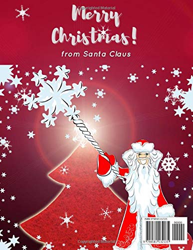 Happy Xmas Coloring Book For 3-7 Years Old: Large Print Collection Of Coloring Pages For Easy Beautiful Santa Claus & More Christmas Element’s Funny ... New Year Lovers Boys & Kids Paperback’s image 3