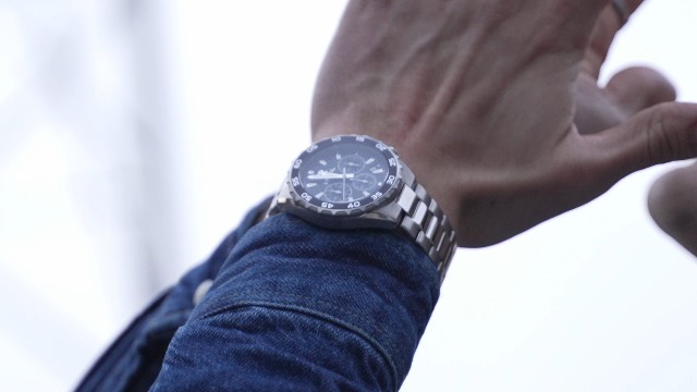 Breil Orologio UOMO HIGHWAY quadrante MONO-COLORE NERO movimento CRONOGRAFO QUARZO e BRACCIALE ACCIAIO ARGENTO TW1946 : Binda Italia