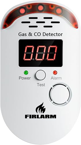 Detecteur de Gaz et de Monoxyde de Carbone Firlarm