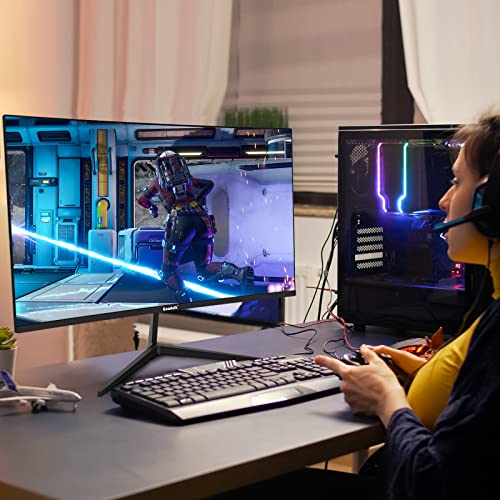 Gawfolk 24 Inch Gaming Monitor 165Hz, 144Hz Fhd 1920×1080P Led Computer Monitor With Eye-Care Technology, Va Display 100% Srgb, Hdmi, Dp, Vesa Wall Mounting #TOP4