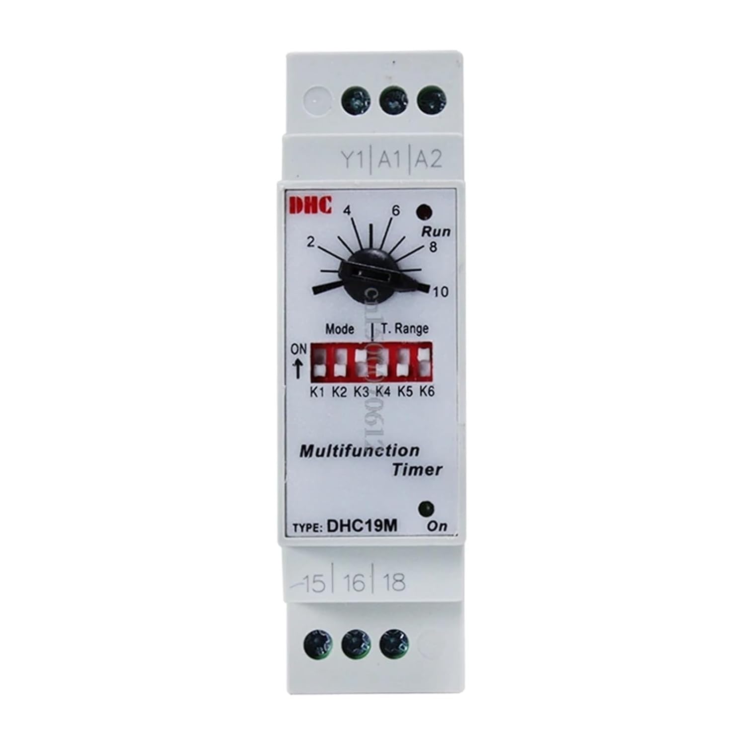 DHC19M Programmable Digital Multifunction Automatic Timer Relay Switch 0.6S-100H AC/DC 24-240V DHC-19M