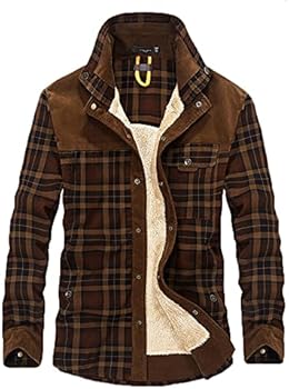 Chaqueta De Forro Polar A Cuadros De Búfalo Para Hombre Club Room, Rojo