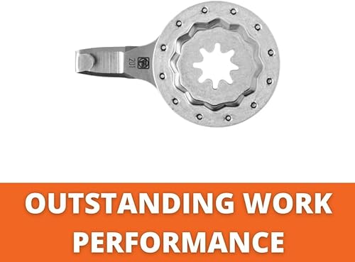 Miniatura 4 de Fein StarLock Plus - Cuchilla oscilante para cortar, con gancho de 532 pulgadas de ancho de hoja para cortar materiales de calafateo de tablones, se