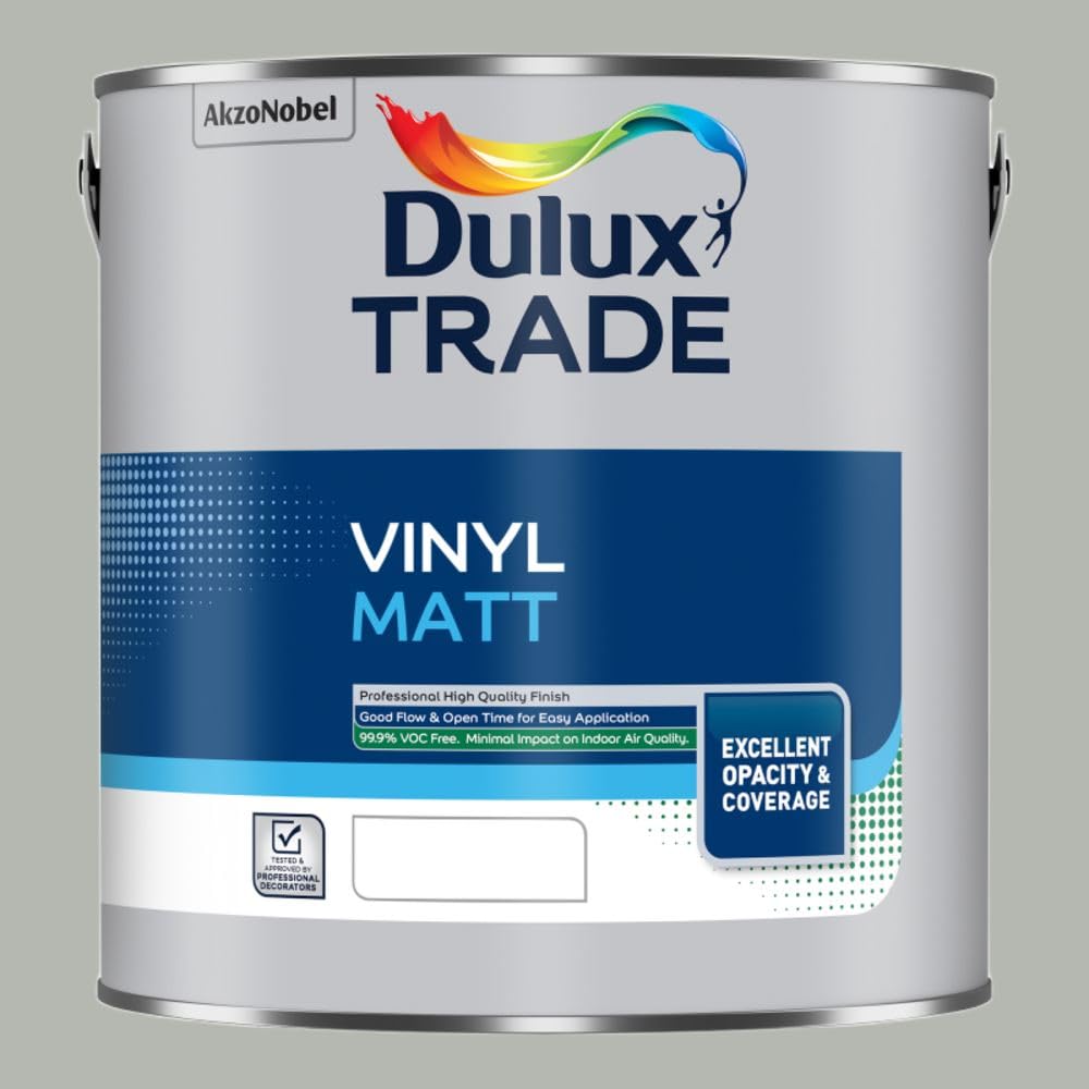 Dulux Trade Ral 7038 Walls And Ceilings Vinyl Matt Paint 2.5L