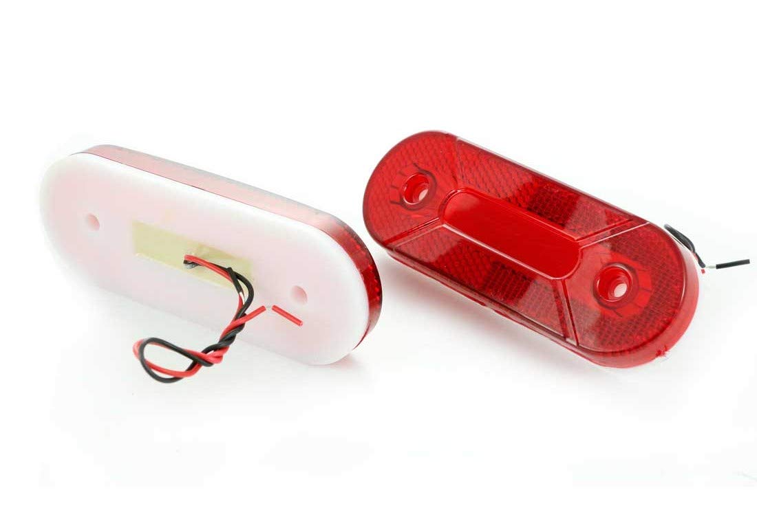 10 x 12 V LED Rückseitig Umrisse Rot Neon Markierungsleuchten LKW Kipper Pickup Wohnwagen Van Bus