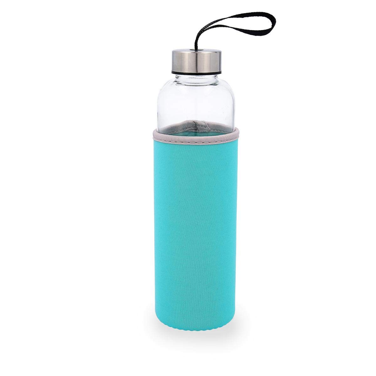 Quid Quidate Botella Transporte Vidrio con Funda Neop 0,60l Sodo No Apto Microondas Reciclable — view 8