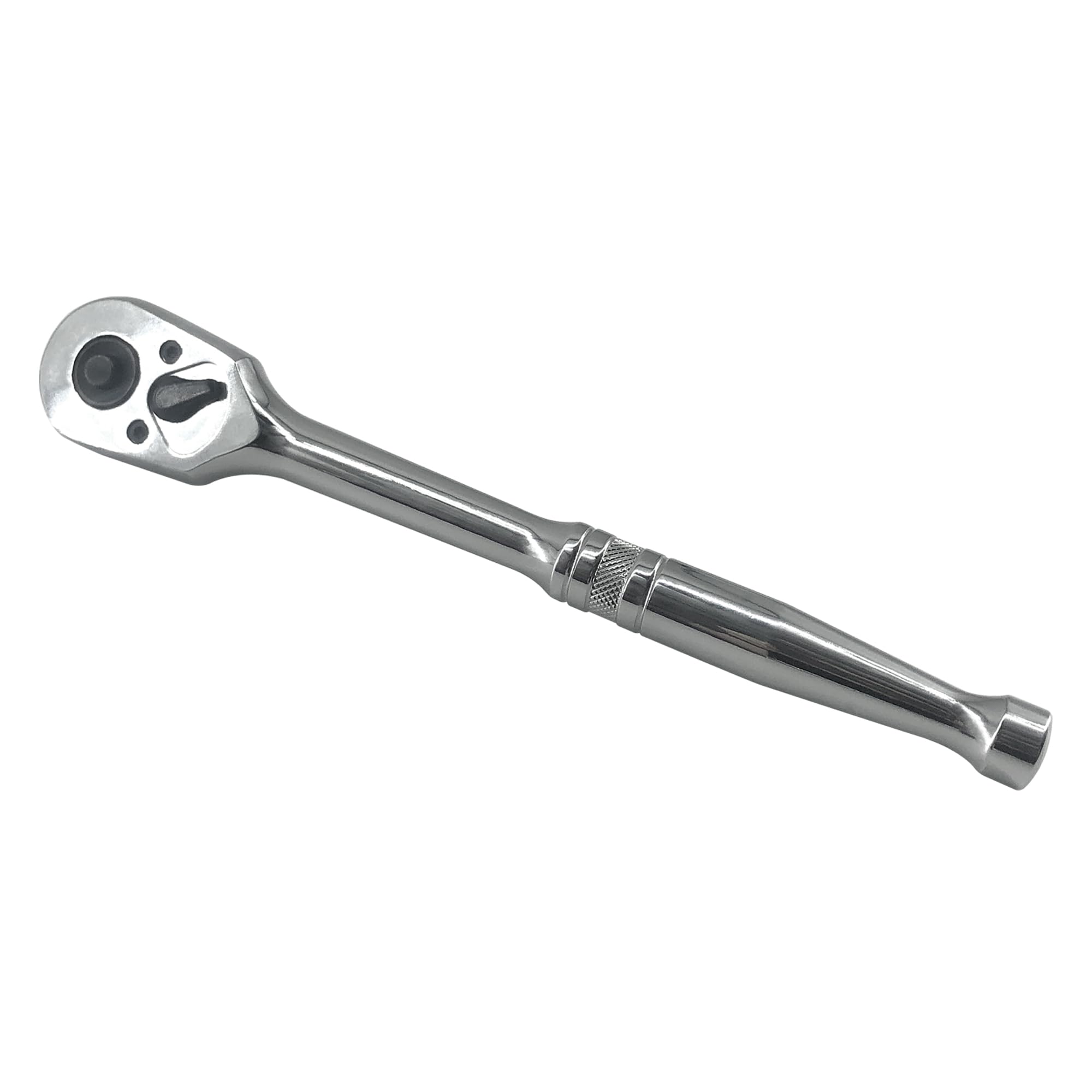 MacWork3/8-Inch Drive 72T Ratchet, 72 Tooth Full Polish Teardrop Ratchet Wrench, Reversible Design with 5 Degree Swing, Sealed Head, 1PIECE