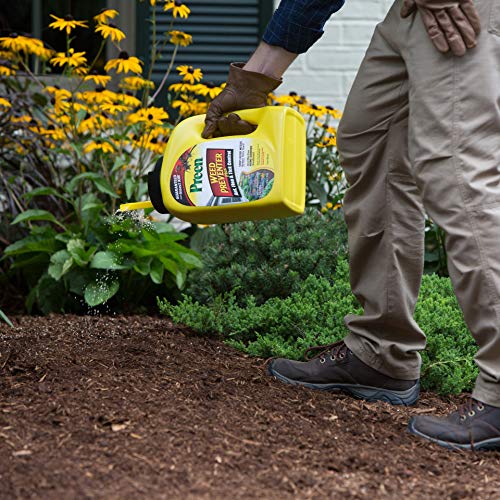 Preen 2464189 Weed Preventer Plus Ant, Flea, & Tick Control - 4.25 Lb. - Covers 1,000 Sq. Ft. #TOP4