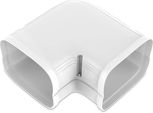 4 "línea de codo plano conjunto piezas PVC accesorio para decorativo para mini división sin conductos, CA central y bombas de calor