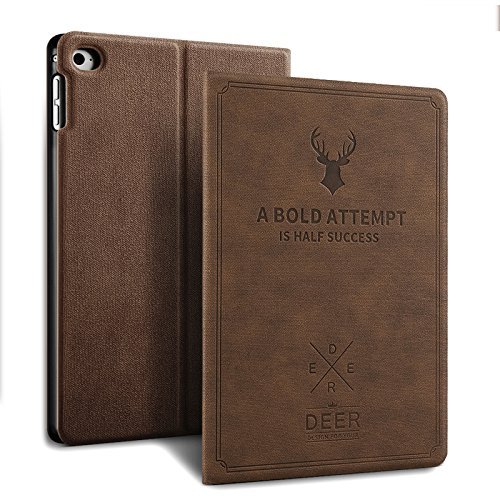 Caseelo Deer Style Flip Case for Apple iPad Mini 5 / Mini 4-7.9" A1538 A1550 A2124 A2125 A2126 A2133 Smart Cover with Protective Sleek & Classic Design – Brown (B08KQG8GM4) Amazon Price History, Amazon Price Tracker