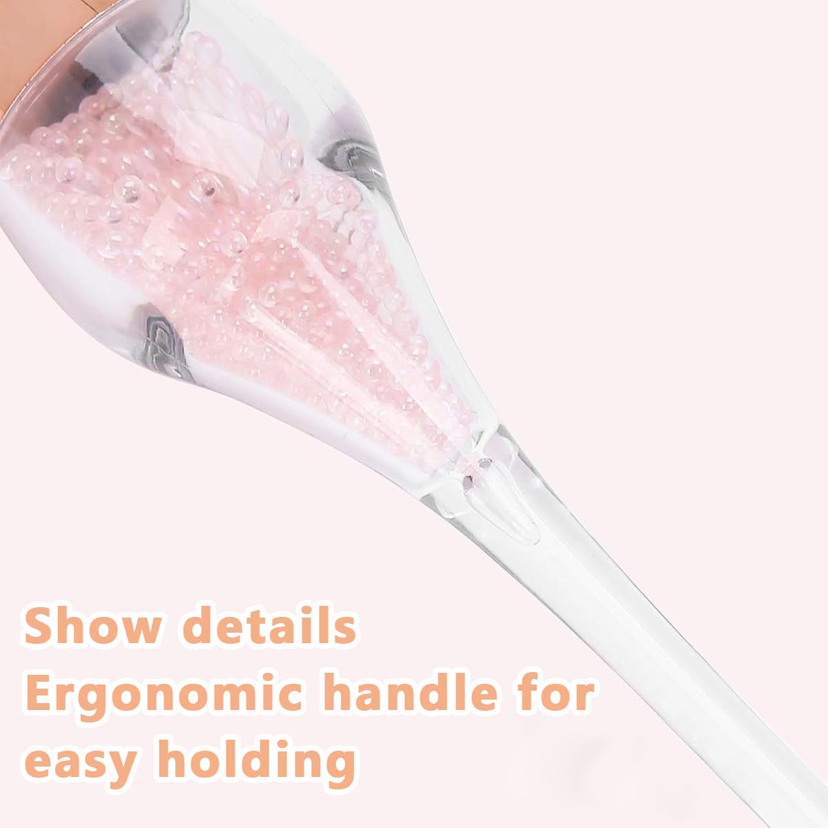 MAYCREATE Large Powder Brush, Fluffy Bendable Handle for Face Makeup 3