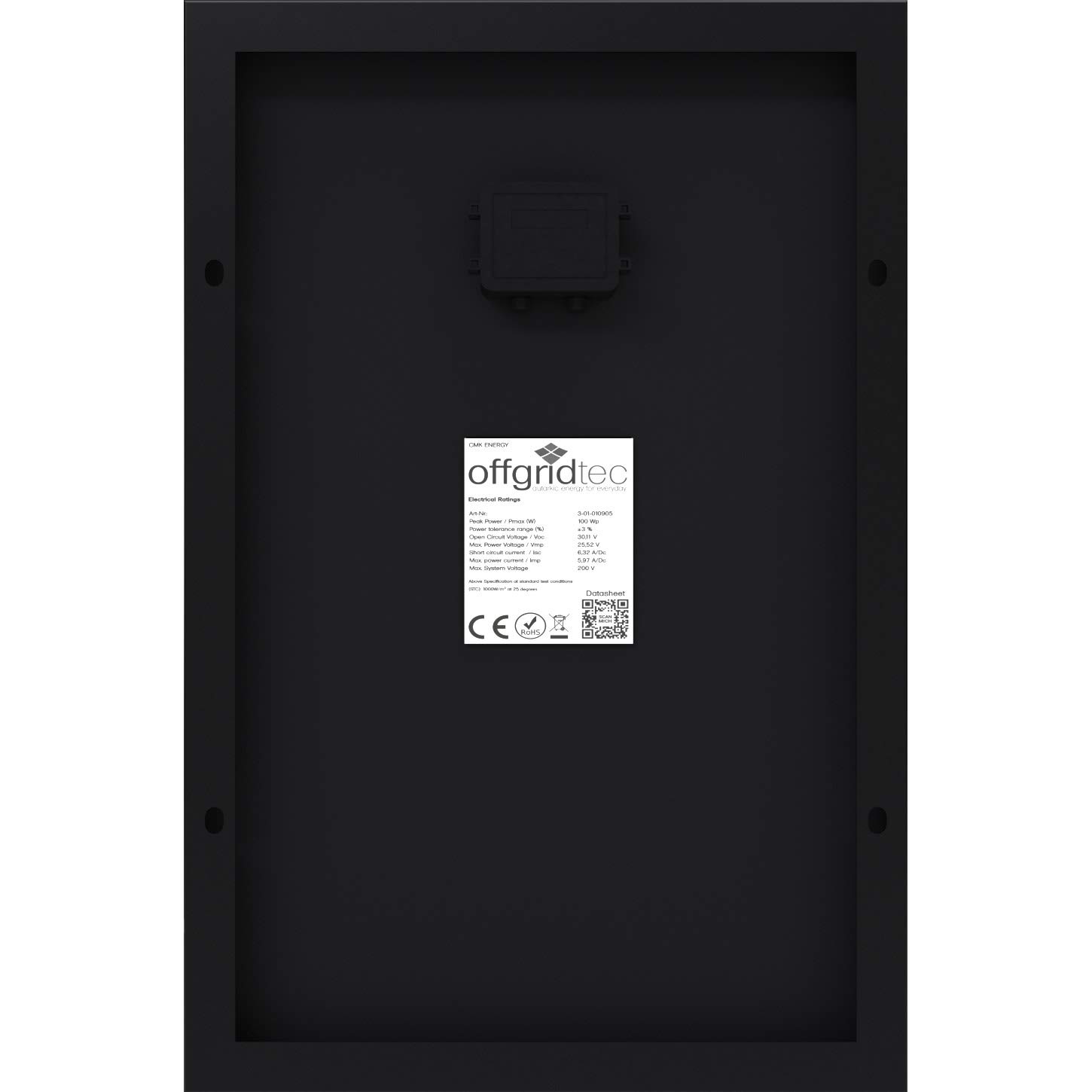 Offgridtec® OLP 30W Solarpanel 12V Schindeltechnologie PERC