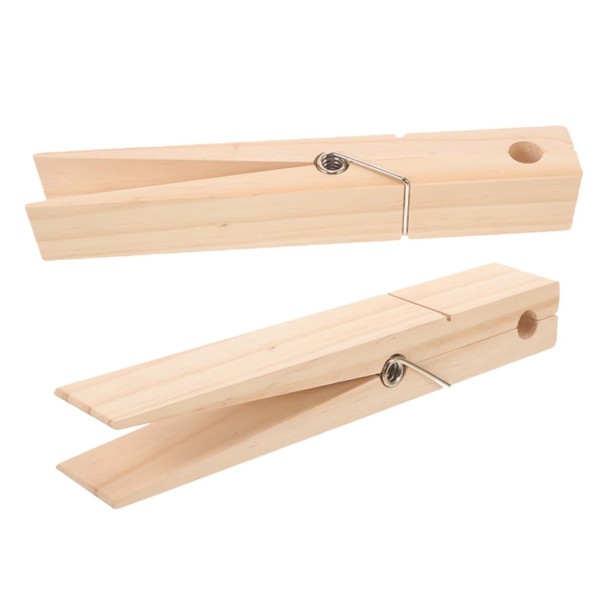 GALPADA 2pezzi Molletta Gigante in Legno per Asciugamani Porta Mollette per Bucato Esterno Mollette di Sfuse per Decorazioni Fai da Te in Bagno o Lavanderia