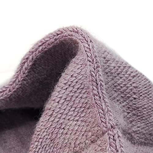 Beret Hats For Women French Artist Hat Fashion Ladies Winter Beanie Embroidered Handmade Flower With Colorful Crystal (Purple) #TOP5