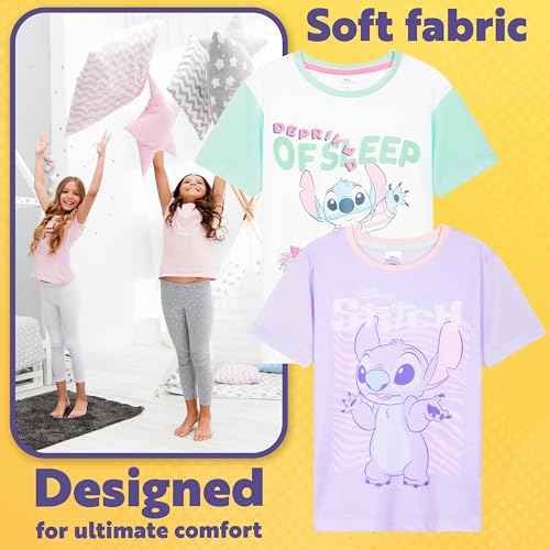 Get Trend Girls Pajamas 2 Pack Short Sleeve Cute PJs Kawaii Pajamas for Kids Teens3