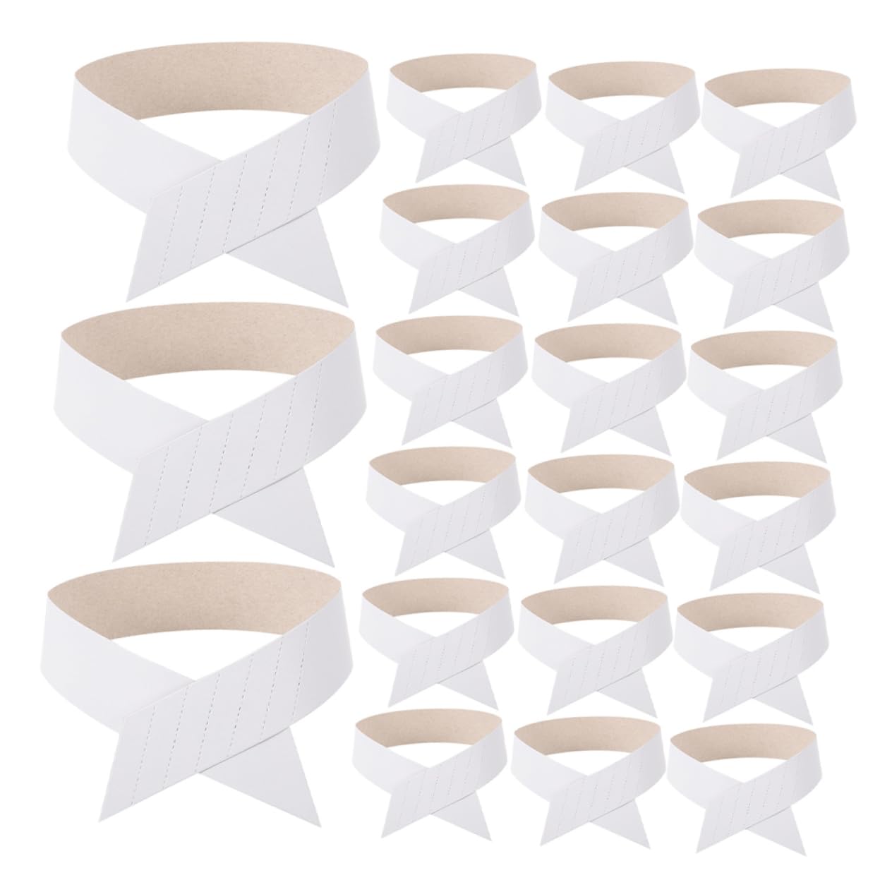 Didiseaon Men's Collar Stays 200pcs Paper Collar Inserts Dress Shirt Support Brace Stiffener Extendable