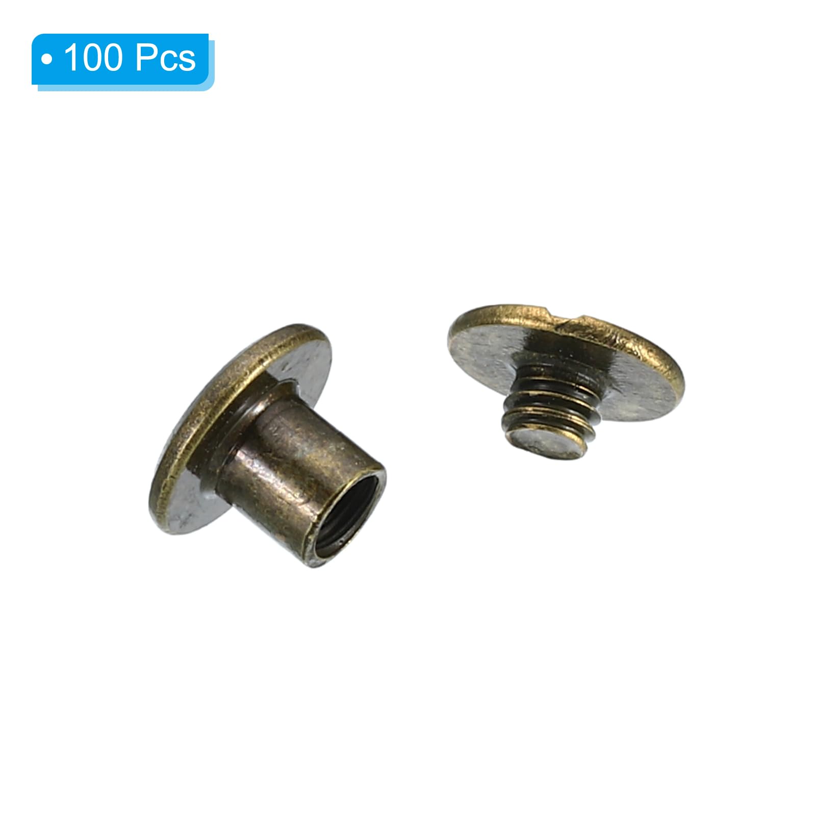 PATIKIL 100 Sets Chicago Screws - Image 3