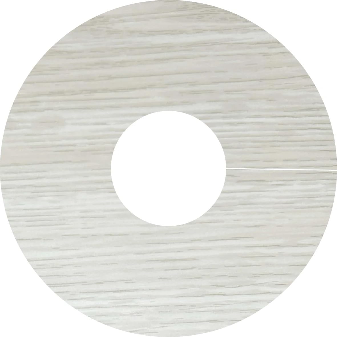 Self-Adhesive Radiator Pipe Covers, Collars, Surrounds, Rose 15mm for Laminate, Engineered, Vinyl Flooring (Off White)