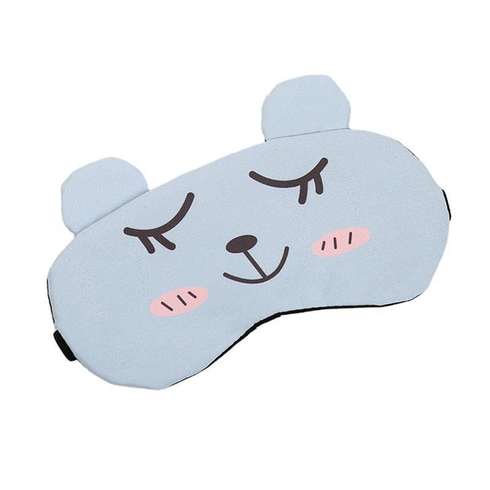 Drasawee 2 Pcs Eye Mask for Sleeping with Ice Bag Creative Adjustable Blindfold Sleep Mask for Men Women Kids Eye Mask for Nap Or Travel 12