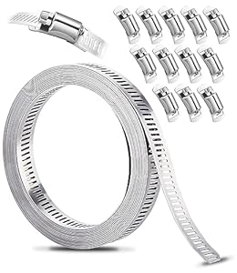 Xespis 01 Edelstahl Schlauchschellen Set 3.5m