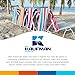 Kaufman - Joey Velour Colored Classic Multi-Color Stripe Beach & Pool Towel - Large 100% Combed Cotton Beach Towel - Soft & Absorbent Colorful Towels - 30