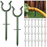 Taiyin 3/4'' Garden Hose Holder Brackets Garden Guide Holder Decorative Outdoor Guide Stakes Support Spike Plant Tool to Keep Off Lawn for Yard