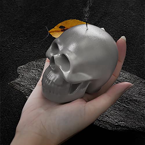 2 Pack Skull Mold Skull Resin Mold Ghost Mold Bone Skull Candle Mold Animal Mold Tray Mold Silicone Mold For Resin Candle Mold Clay Mold Skull Soap Mold Candle Making Mold Soap Making Molds #TOP3