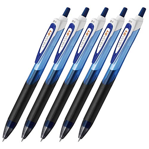 Bolígrafos sarasa dry de gel azul 0.4mm pack de 5