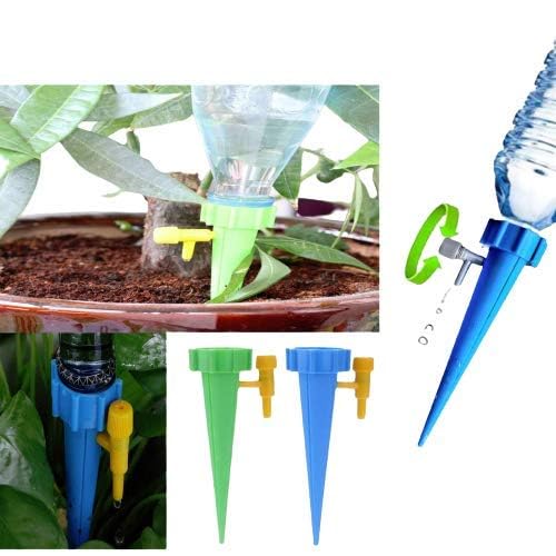 MUGATH Self Plant Watering Spikes,Auto Dripper Irrigation Devices Vacation Automatic Plants Water System With Adjustable Control Valve Switch Design for House Plant, Garden Plant, Office Plant (B0CV45NC1Q) Amazon Price History, Amazon Price Tracker