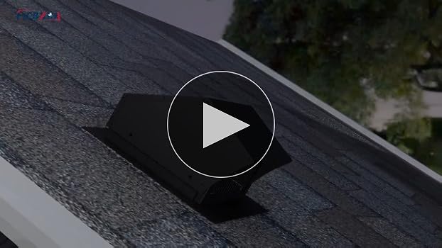 Roof Vent Cap 12 Inch Removable Rooftop Black Exhaust Iron