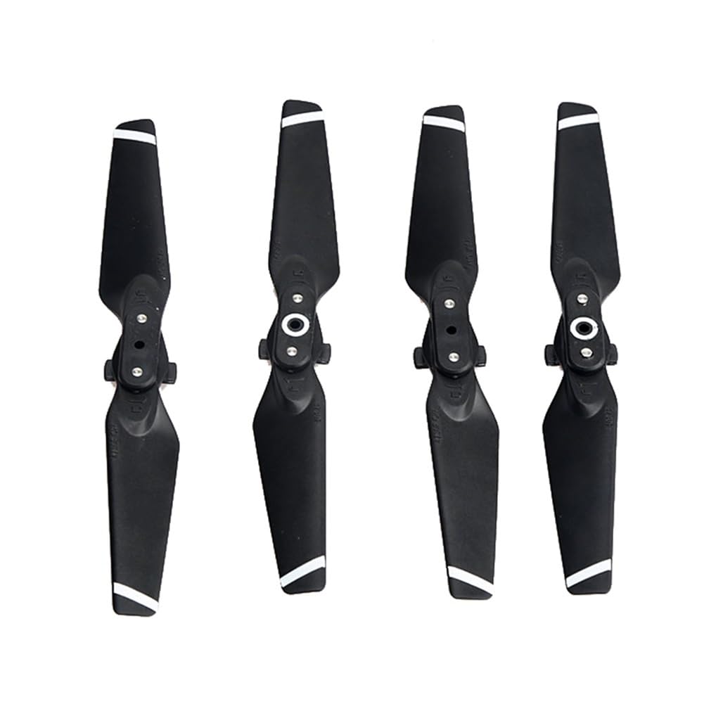 Adatto for eliche pieghevoli a sgancio rapido for droni, eliche leggere a vite, accessori for droni, 4 pezzi, eliche a sgancio rapido(Silver)