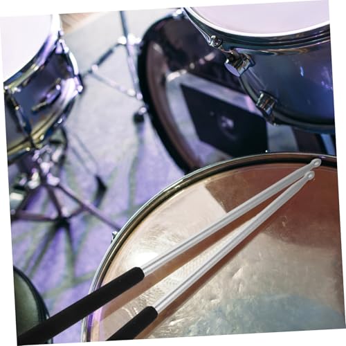 Baquetas Yardwe, 1 par, aleación de aluminio, diseño duradero y portátil, para batería acústica, jazz y principiantes, uso multiescenario miniatura 6