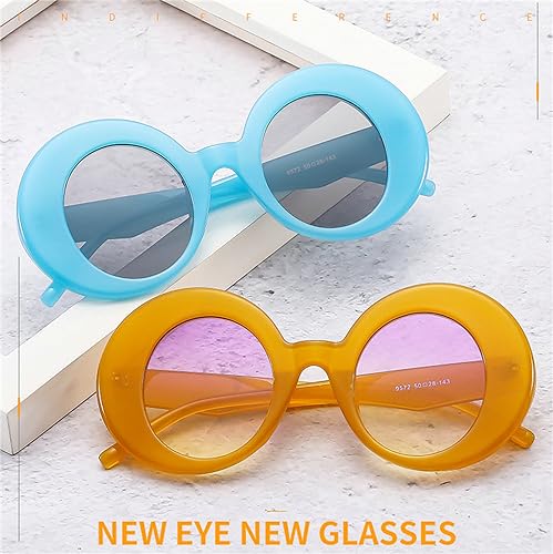 willochra Trendy Oversized Round Sunglasses for Women Irregular hip hop Large Big Style Fashion Shades with UV Protection4