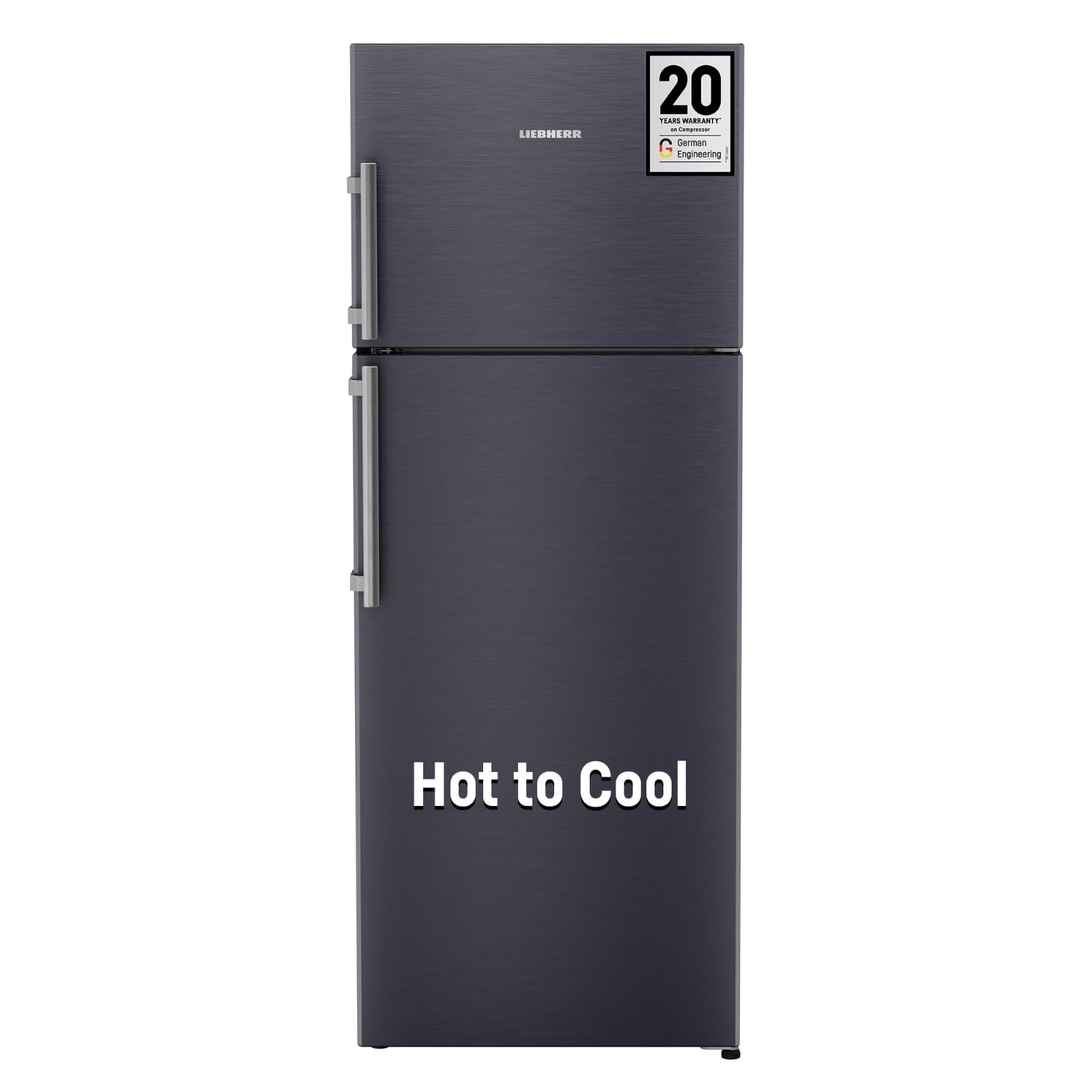 Liebherr 428L 2 Star inverter, Hot to Cool, Bar Handle, Frost Free Double Door Refrigerator, Duo cooling, 20 Years Warranty on Compressor, Freezer 93 L, Vegetable Organiser, Cobalt steel (2024 Model)