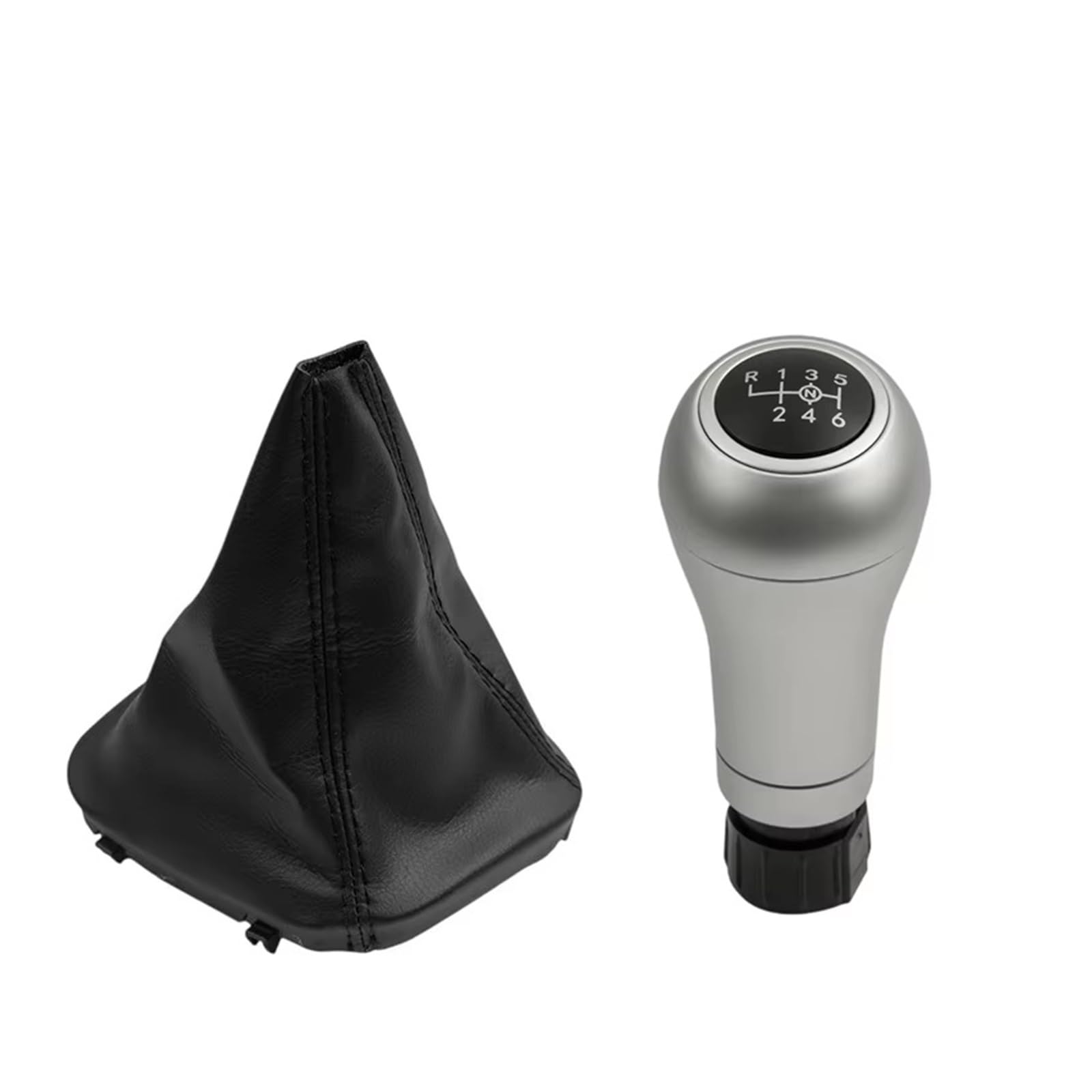 Axexnejv Big Hole Shift Gear Lever Knob For Benz W203 S203 Cl203 W209 W204 C204 C63 C300 C250 W207 A207 W212 Gear Shift Knob Gaitor Boot Gear Shifter Knob Handle(Big Hole)