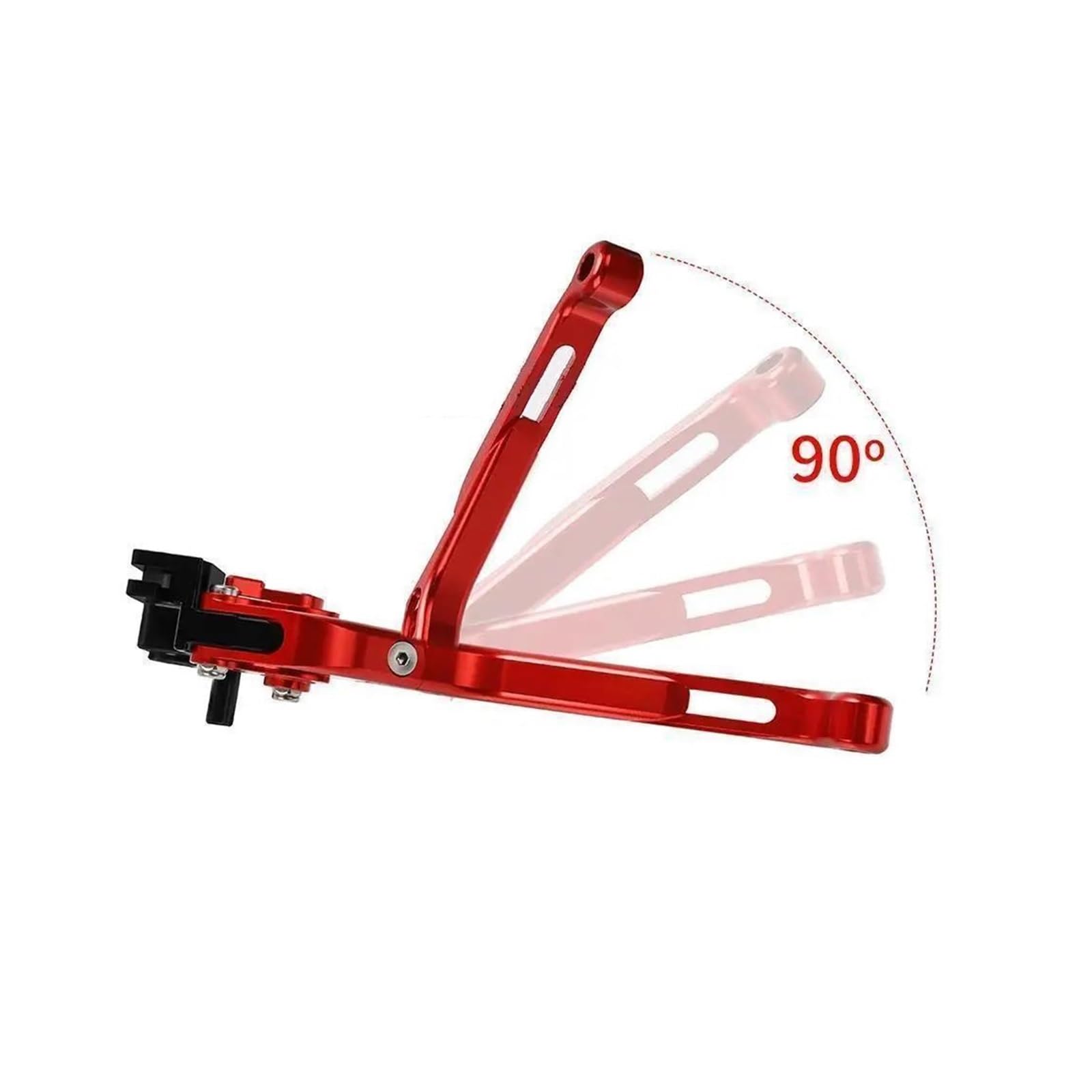 Für H&onda Für VFR800 Für VTEC Für VFR 800 2002-2008 Motorrad Ausziehbare Bremskupplungshebel Lenkergriffe Enden Motorrad-Handschützer(T)