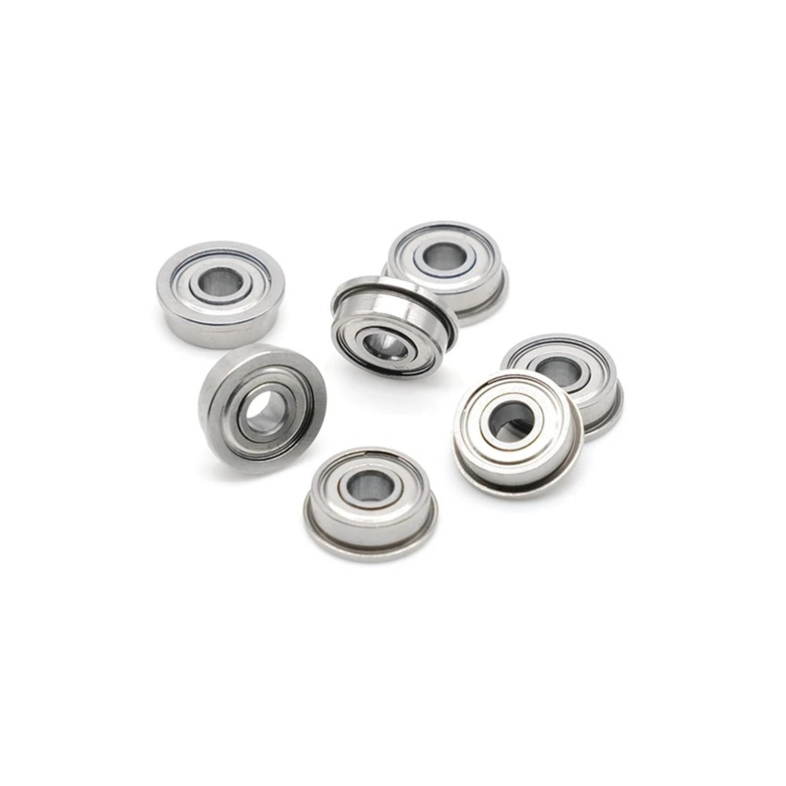 Rodamiento, Rodamiento de brida F695ZZ 5x13x4 Mm ABEC-7 (10 piezas) Rodamientos bolas con bridas F695 ZZ F619/5ZZ Lucky