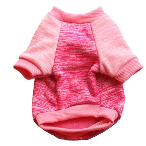Chaleco calentador de invierno con diseño de disfraz, abrigo multicolor, accesorios de belleza, perros, cachorros, bulldog, rosa, rojo, XL