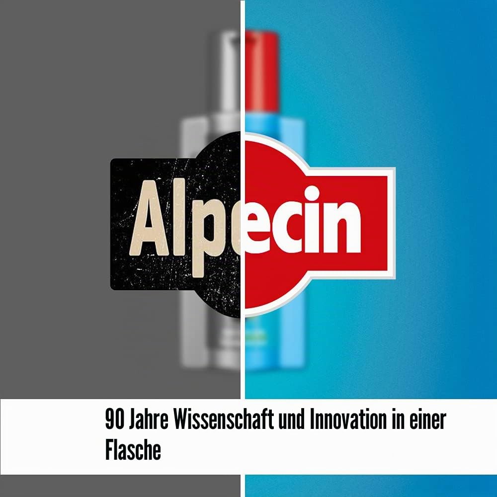 Alpecin Hybrid Shampoo 3x 250ml | Natürliches Haarwachstumsshampoo für empfindliche und trockene Kopfhaut | Energizer für kräftiges Haar | Haarpflege für Männer Made in Germany