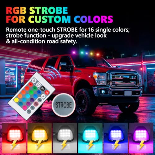 Lámparas LED RGB para techo Cab para Ford 1999-2016 5 Piezas miniatura 3