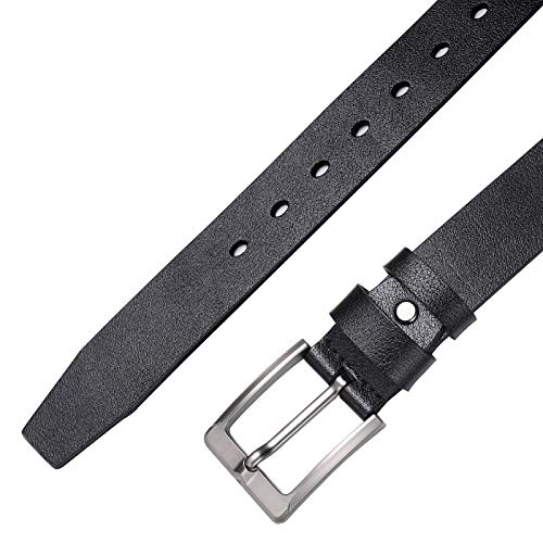Mens Belt Retro Waist Belt Big and Tall 34" - 64" Casual Work Jeans Plus Size Leather Belts 1.49 Inch Wide.2