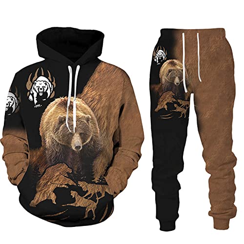 Sweat à capuche homme 3D chaud et ample résout le problème de taille 6XL