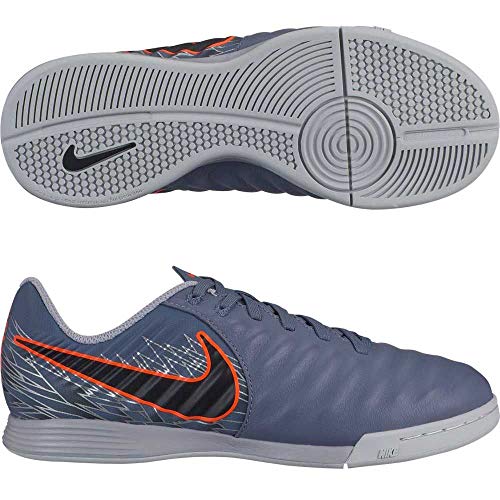 Nike Junior Legend 7 Academy IC Soccer Shoes (Armory Blue/Black) (11.5 M Toddler)