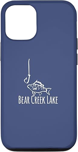 Miniatura 4 de iPhone SE (2020)  7  8 Bear Creek Lake Fish Fishing Hook Fisherman Cute Whimsical Case