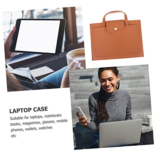 Bolsa para portátil de 13 pulgadas elegante de PU cómodo con acabado premium 6