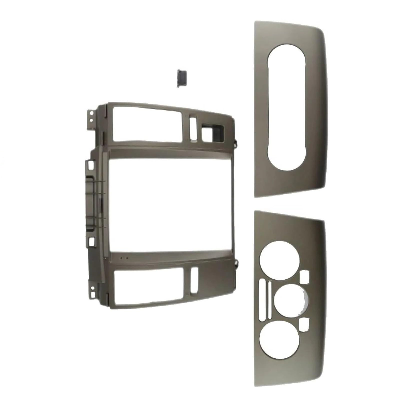 Marco Adaptador Radio Coche Kit De Montaje para Salpicadero Radio Android 2 DIN con Marco Variable 9,7 Pulgadas, Compatible Nissan Tiida (2005-2010)