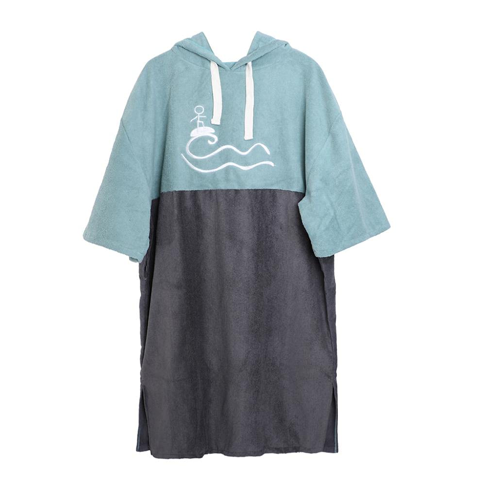 Accappatoio Unisex Terry Poncho Accappatoio Asciugamano Asciugamano Asciugamano Mano Asciugamano Beach Wetsuit Bath Robe Poncho Cappa Asciugamani per Immersioni in Kayak